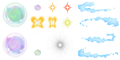 Sprite sheet used for attack effects