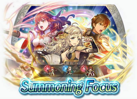 Banner Focus Focus Heroes with Blazing Light