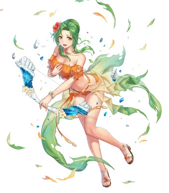 Elincia Seaside Queen BtlFace D