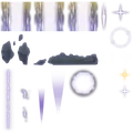 Sprite sheet for Radiant Aureola's animation.