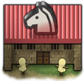 Icon for the Enemy's Cavalry School (D).