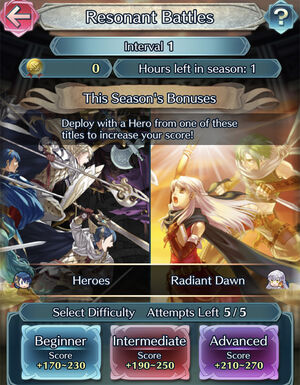 Guide Resonant Battles introduction