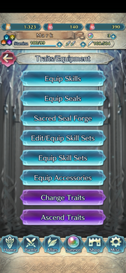 Traits Equipment