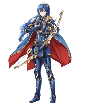 Lucina Glorious Archer Fire Emblem Heroes Wiki As mentioned in the introduction, lucina is chrom's daughter and a lord who hails from a ruined future in where the dark dragon grima has been revived and has taken over the world. lucina glorious archer fire emblem
