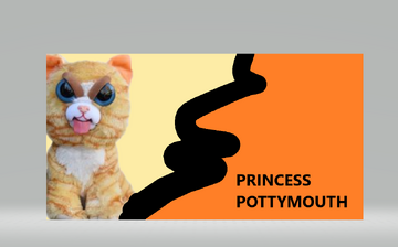 Princess pottymouth cat top