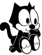 The Little Baby Felix The Cat Clipart