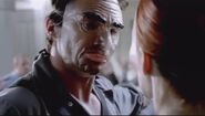 Bart telling Laurie to keep an eye on the people while robbing a bank