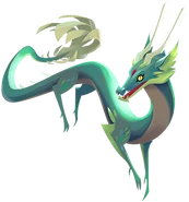Transparent artwork of the Dragon