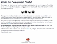 An update from WildWorks sent out on March 13, 2020.