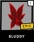 The Ingredients item "Bluddy" with the Epic tag.