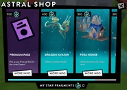 The Star Fragments as used in the Astral Shop.