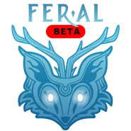 The old Feral Beta logo.