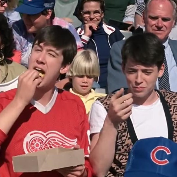 Chicago Cubs Hoodie SAVE FERRIS Bueller's Day off Wrigley 