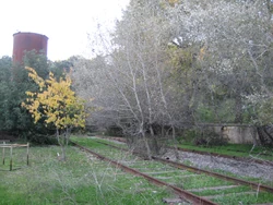 Estado actual de la estación de La Balanzona, en el 2008.