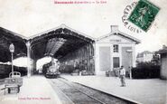 Locomotora 633 en la estacion de Marmande. 1910