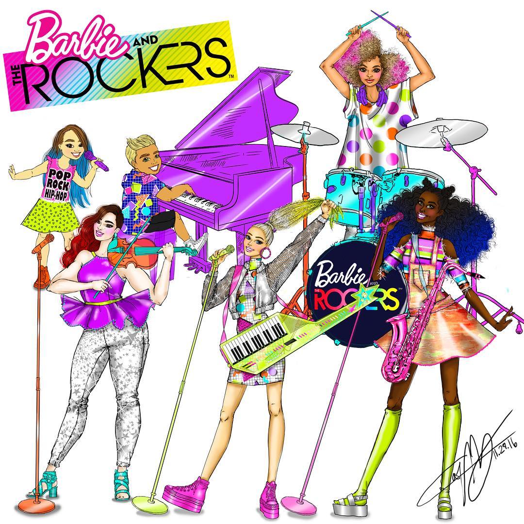 barbie and the rockers 2017