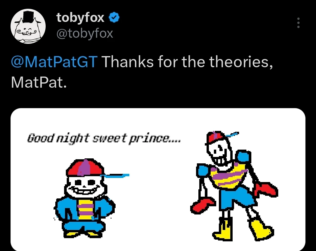 Guys you'll never guess what Toby Fox posted on twitter | Fandom