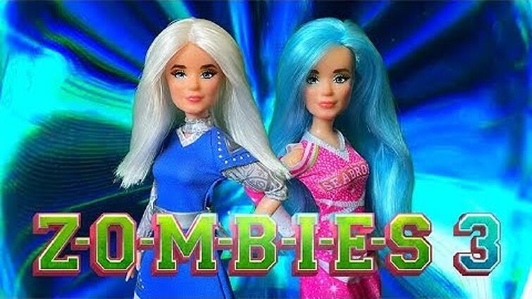 Disney Zombies 3 dolls 