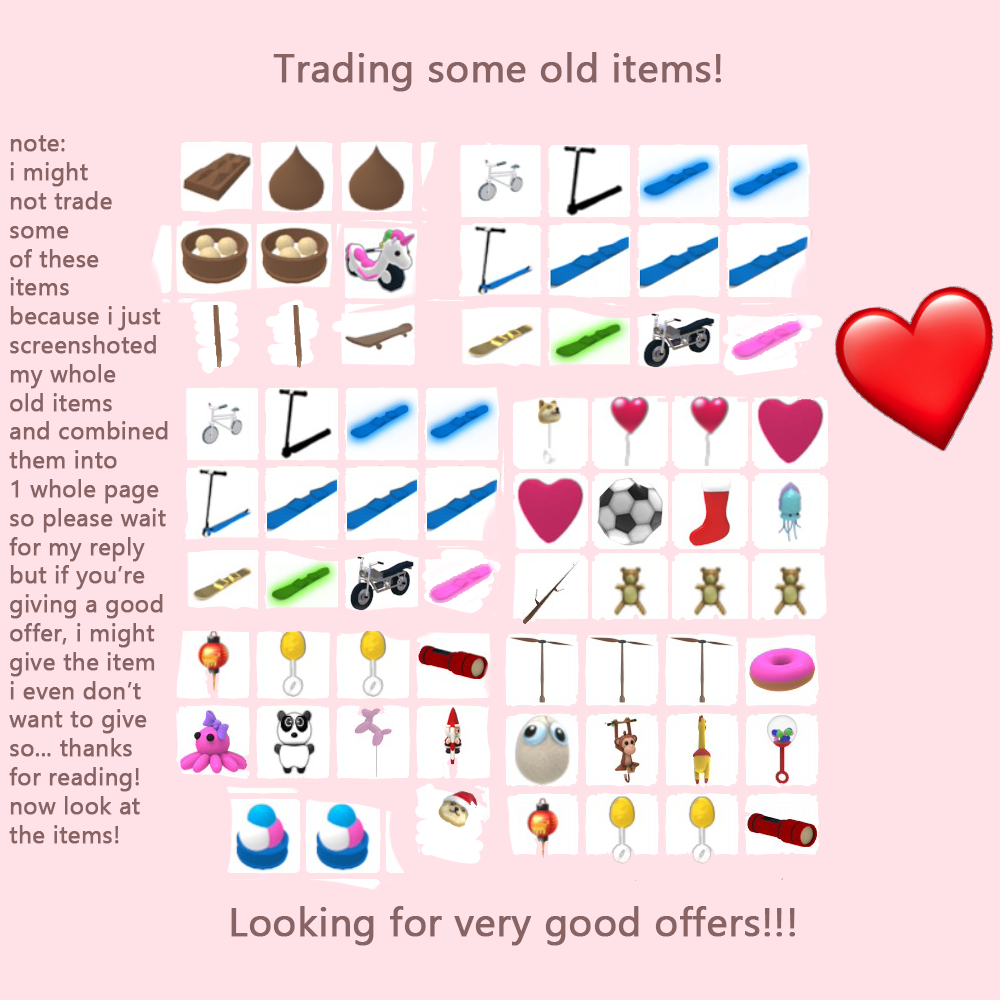 If any of guys were curious how adopt me trading was 2 years ago