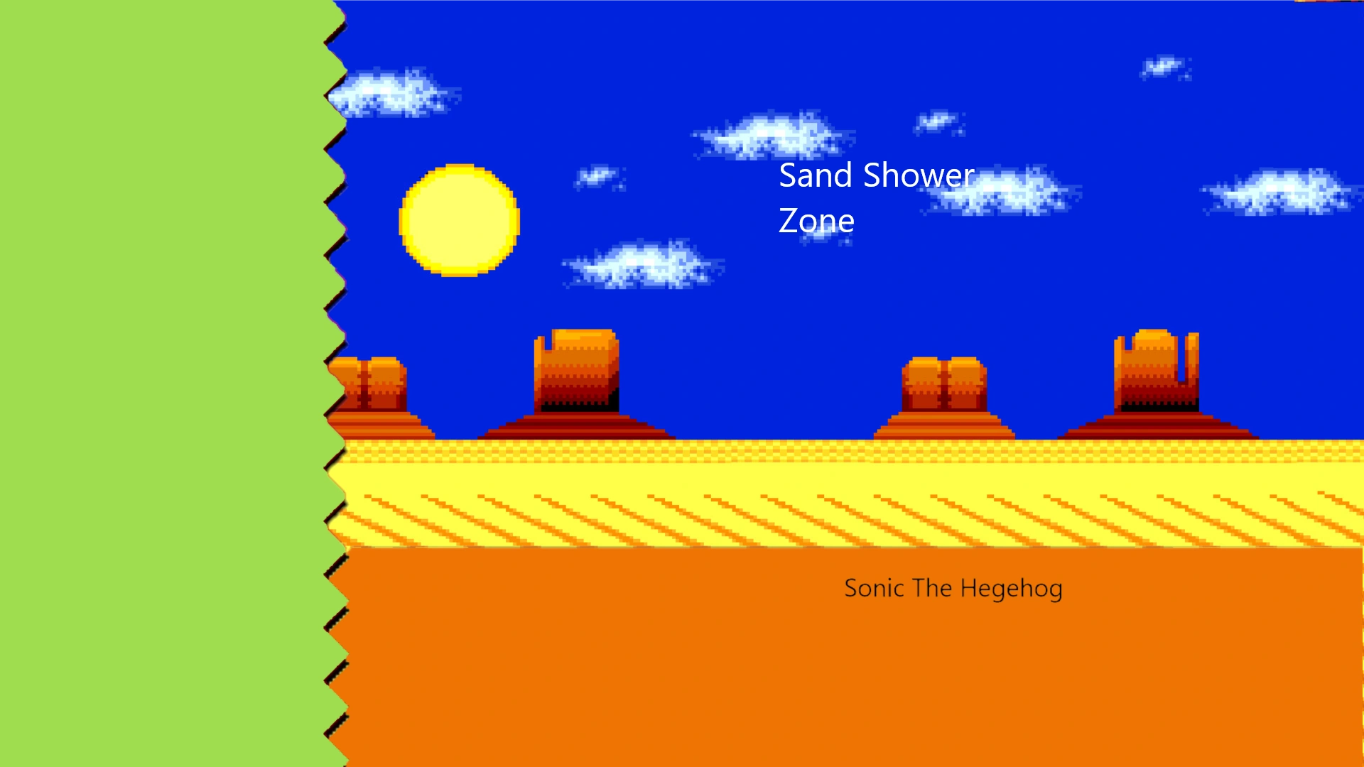 Sonic Sand Shower Zone Titlecard remade Fandom