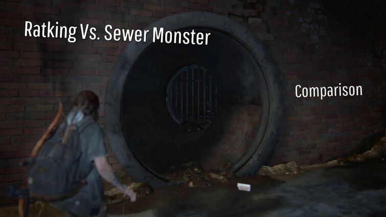 Sewer Creature Vs. Ratking a comparison -  The Last of Us Part 2