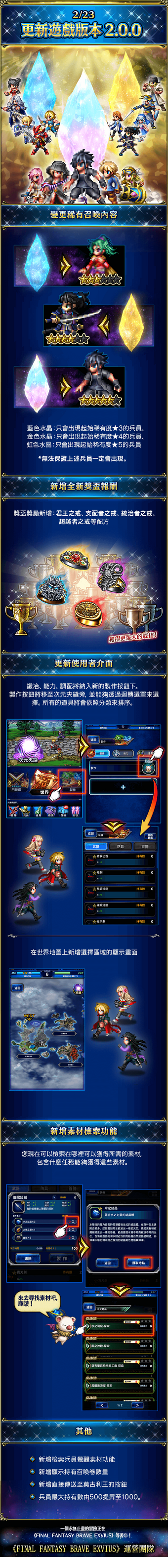 遊戲版本2 0 0 Final Fantasy Brave Exvius中文wiki Fandom