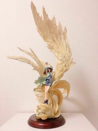Final Fantasy Viii Rinoa Heatilly & Siren Statue | eBay