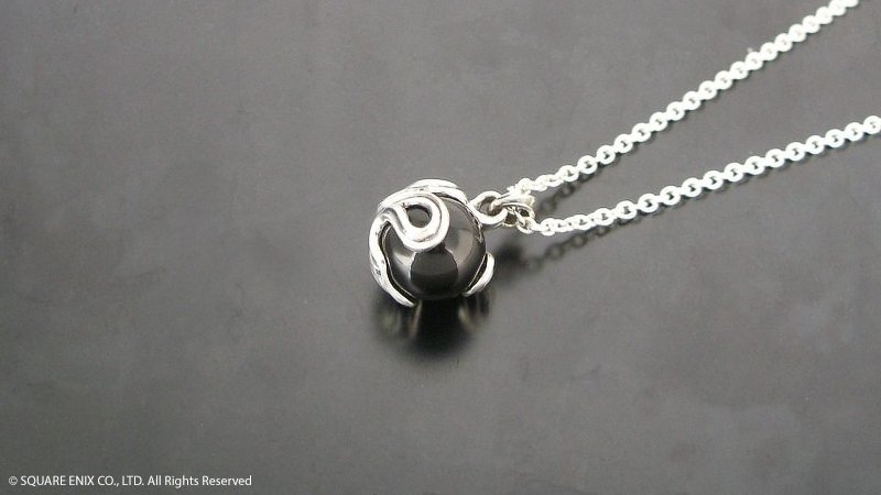 Final Fantasy VII Materia Silver Pendant (Meteor) | Final Final Fantasy VII Materia Silver Pendant (Meteor) | Final