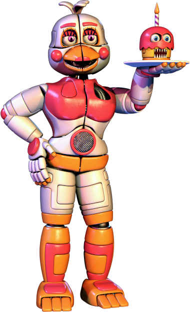 FNaF 6 Funtime Chica Plush V2 (Original Edit) by SuperFredbear734