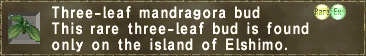 Three Leaf Mandragora Bud FFXIclopedia Fandom Latest
