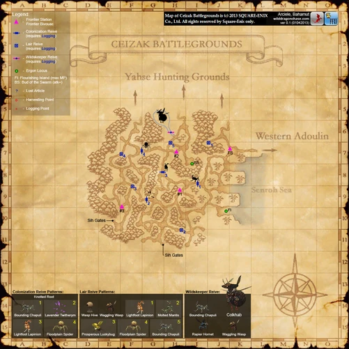 Ceizak Battlegrounds Map