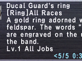 Ducal Guard's Ring