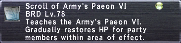 Army's Paeon VI