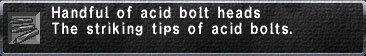 Acid Bolt Heads FFXIclopedia Fandom Latest