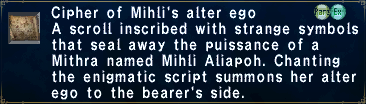 Cipher: Mihli