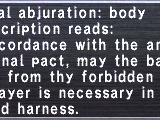 Neptunal Abjuration: Body