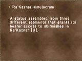 Ra'Kaznar simulacrum