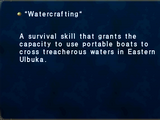 "Watercrafting"