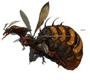 A giant bee-like monster to be introduced in the new expansion.
