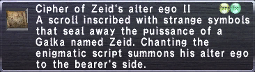 Cipher: Zeid II