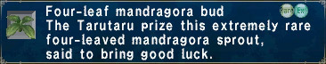 Four Leaf Mandragora Bud FFXIclopedia Fandom Latest