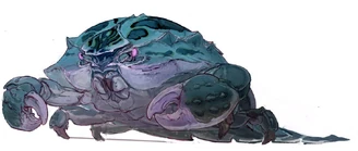 A crab-like monster to be introduced in the new expansion.