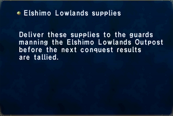 Elshimo Lowlands Supplies | FFXIclopedia | Fandom