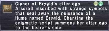 Cipher: Brygid