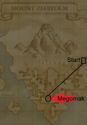 General directions to reach Megomak