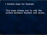 Airship pass for Kazham