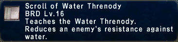 Water Threnody
