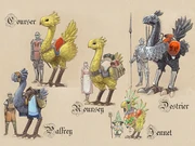 Chocobo Breeds