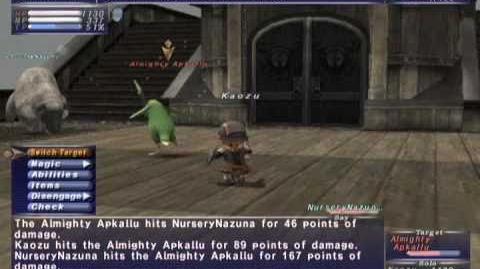 FFXI_NM_Saga_307_Almighty_Apkallu_vs_BST_Full_Battle