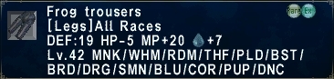 Frog Trousers | FFXIclopedia | Fandom
